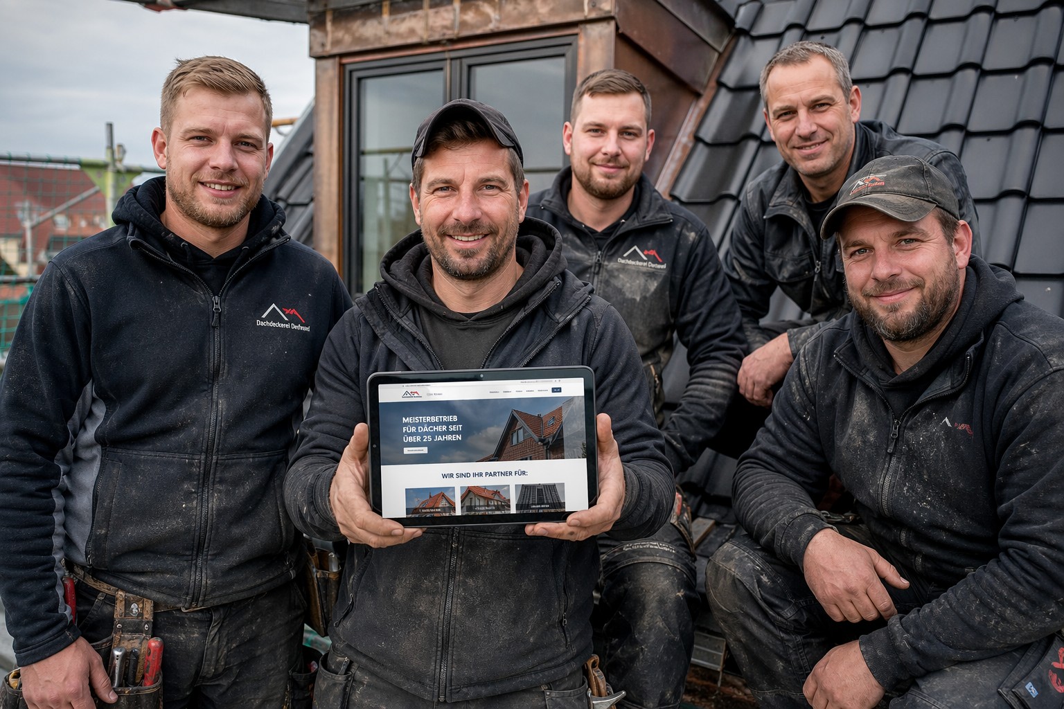 Dachdecker Werbung